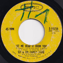 画像をギャラリービューアに読み込む, Sly & The Family Stone - Dance To The Music / Let Me Hear It From You (7 inch Record / Used)