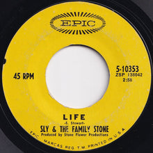 画像をギャラリービューアに読み込む, Sly & The Family Stone - Life / M'Lady (7 inch Record / Used)