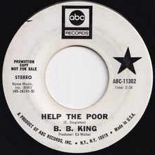 画像をギャラリービューアに読み込む, B. B. King - Help The Poor / Lucille's Granny (7 inch Record / Used)