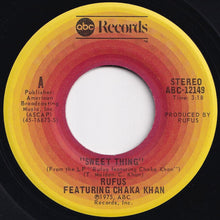 Load image into Gallery viewer, Rufus & Chaka Khan - Sweet Thing / Circles (7 inch Record / Used)
