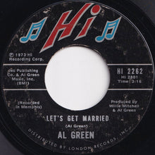 画像をギャラリービューアに読み込む, Al Green - Let's Get Married / So Good To Be Here (7 inch Record / Used)
