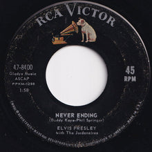 画像をギャラリービューアに読み込む, Elvis Presley - Such A Night / Never Ending (7 inch Record / Used)