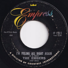 画像をギャラリービューアに読み込む, Embers - Solitaire / I'm Feeling All Right Again (7 inch Record / Used)