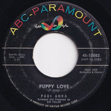 画像をギャラリービューアに読み込む, Paul Anka - Puppy Love / Adam And Eve (7 inch Record / Used)