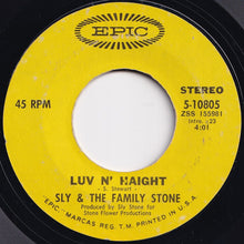 画像をギャラリービューアに読み込む, Sly & The Family Stone - Family Affair / Luv N' Haight (7 inch Record / Used)