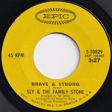 画像をギャラリービューアに読み込む, Sly & The Family Stone - Runnin' Away / Brave & Strong (7 inch Record / Used)