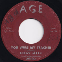 Load image into Gallery viewer, Ricky Allen - You'd Better Be Sure / You Were My Teacher (7 inch Record / Used)