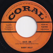 画像をギャラリービューアに読み込む, Buddy Holly - Rave On / Take Your Time (7 inch Record / Used)