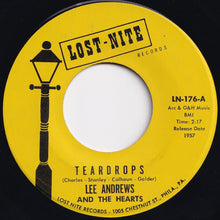画像をギャラリービューアに読み込む, Lee Andrews And The Hearts - Teardrops / The Girl Around The Corner (7 inch Record / Used)