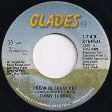 画像をギャラリービューアに読み込む, Timmy Thomas - Freak In, Freak Out / Say Love, Can You Chase Away My Blues? (7 inch Record / Used)