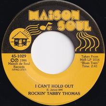 画像をギャラリービューアに読み込む, Rockin' Tabby Thomas - Bad Luck And Trouble / I Can't Hold Out (7 inch Record / Used)