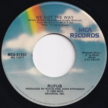 画像をギャラリービューアに読み込む, Rufus With Chaka Khan - Sharing The Love / We Got The Way (7 inch Record / Used)