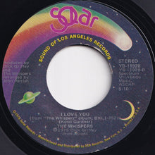 画像をギャラリービューアに読み込む, Whispers - Lady / I Love You (7 inch Record / Used)