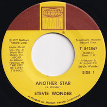 画像をギャラリービューアに読み込む, Stevie Wonder - Another Star / Creepin' (7 inch Record / Used)
