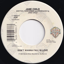 画像をギャラリービューアに読み込む, Jane Child - Don't Wanna Fall In Love / World Lullabye (7 inch Record / Used)