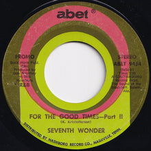 画像をギャラリービューアに読み込む, Seventh Wonder - For The Good Times (Part 1) / (Part 2) (7 inch Record / Used)
