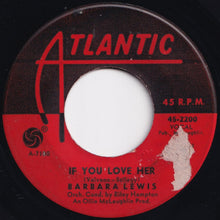 画像をギャラリービューアに読み込む, Barbara Lewis - Straighten Up Your Heart / If You Love Her (7 inch Record / Used)