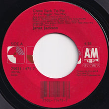 Load image into Gallery viewer, Janet Jackson - Come Back To Me (7" I'm Beggin' You Mix) / Vuelve A Mi (Come Back To Me) (7 inch Record / Used)