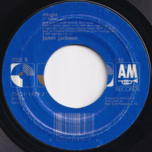 Load image into Gallery viewer, Janet Jackson - Alright (7" R&B Mix) / (7" Remix) (7 inch Record / Used)