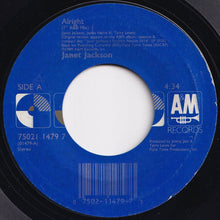 Load image into Gallery viewer, Janet Jackson - Alright (7" R&B Mix) / (7" Remix) (7 inch Record / Used)