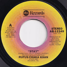 画像をギャラリービューアに読み込む, Rufus & Chaka Khan - Stay / Change Your Ways  (7 inch Record / Used)