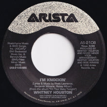 画像をギャラリービューアに読み込む, Whitney Houston - I'm Your Baby Tonight / I'm Knockin' (7 inch Record / Used)