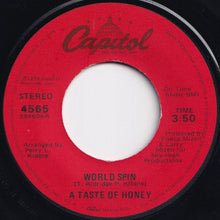 画像をギャラリービューアに読み込む, A Taste Of Honey - Boogie Oogie Oogie / World Spin (7 inch Record / Used)