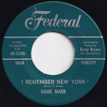 画像をギャラリービューアに読み込む, Hank Marr - Easy Talk / I Remember New York (7 inch Record / Used)