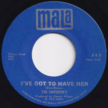 画像をギャラリービューアに読み込む, Emperor's - Karate / I've Got To Have Her (7 inch Record / Used)