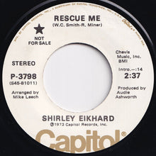 画像をギャラリービューアに読み込む, Shirley Eikhard - Rescue Me (Mono) / (Stereo) (7 inch Record / Used)