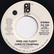 画像をギャラリービューアに読み込む, Carolyn Crawford - Good And Plenty (Mono) / (Stereo) (7 inch Record / Used)