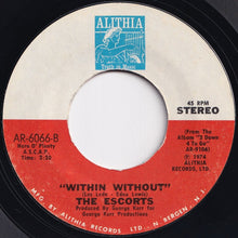 Load image into Gallery viewer, Escorts - Let's Make Love (At Home Sometime) / Within Without (7 inch Record / Used)