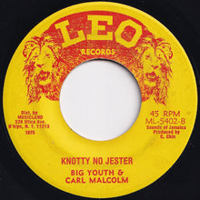 画像をギャラリービューアに読み込む, Big Youth, Carl Malcolm - Knotty Dread No Jester / Knotty No Jester (7 inch Record / Used)