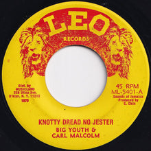 画像をギャラリービューアに読み込む, Big Youth, Carl Malcolm - Knotty Dread No Jester / Knotty No Jester (7 inch Record / Used)