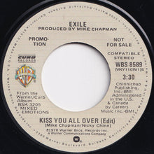 Load image into Gallery viewer, Exile - Kiss You All Over / (Edit) (7 inch Record / Used)