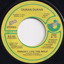 Load image into Gallery viewer, Duran Duran - Hungry Like The Wolf / (Instrumental) (7 inch Record / Used)