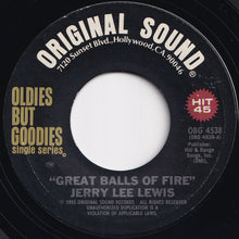 画像をギャラリービューアに読み込む, Jerry Lee Lewis - Great Balls Of Fire / Breathless (7 inch Record / Used)