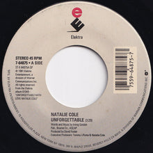 Load image into Gallery viewer, Natalie Cole - Unforgettable / Cottage For Sale (7 inch Record / Used)