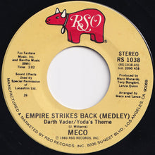 画像をギャラリービューアに読み込む, Meco - Empire Strikes Back (Medley) / The Force Theme (7 inch Record / Used)