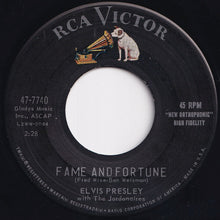 Load image into Gallery viewer, Elvis Presley, Jordanaires - Stuck On You / Fame And Fortune (7 inch Record / Used)