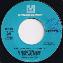 画像をギャラリービューアに読み込む, Richard Spencer, Winstons - Mama's Song / Say Goodbye To Daddy (7 inch Record / Used)