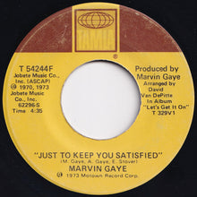Load image into Gallery viewer, Marvin Gaye - You Sure Love To Ball / Just To Keep You Satisfied (7 inch Record / Used)
