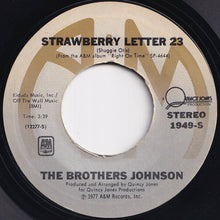 画像をギャラリービューアに読み込む, Brothers Johnson - Strawberry Letter #23 / Dancin' And Prancin' (7 inch Record / Used)