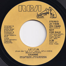 画像をギャラリービューアに読み込む, Charme - Let It In (Stereo) / (Mono) (7 inch Record / Used)