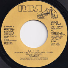 画像をギャラリービューアに読み込む, Charme - Let It In (Stereo) / (Mono) (7 inch Record / Used)