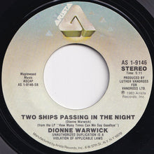 画像をギャラリービューアに読み込む, Dionne Warwick - Got A Date / Two Ships Passing In The Night (7 inch Record / Used)