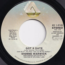 画像をギャラリービューアに読み込む, Dionne Warwick - Got A Date / Two Ships Passing In The Night (7 inch Record / Used)