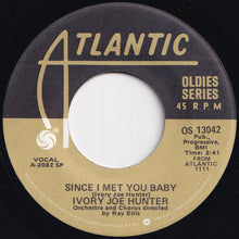 画像をギャラリービューアに読み込む, Clovers / Ivory Joe Hunter - Your Tender Lips / Since I Met You Baby (7 inch Record / Used)