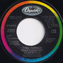 Load image into Gallery viewer, Tina Turner - What's Love Got To Do With It / Rock And Roll Widow (7 inch Record / Used)