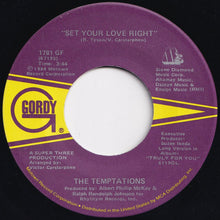 Load image into Gallery viewer, Temptations - My Love Is True (Truly For You) / Set Your Love Right (7 inch Record / Used)